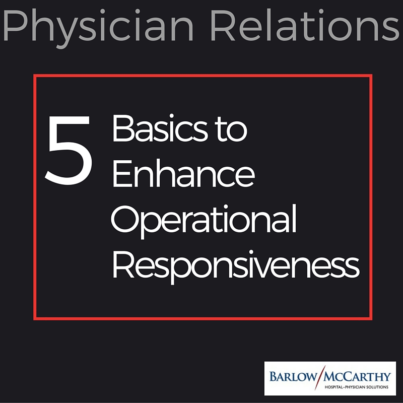 5 Basics to Operational Responsiveness (1)