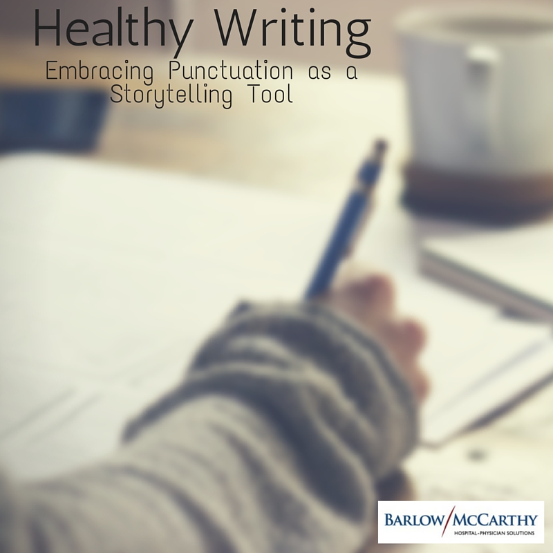 Healthy Writing- Embracing Punctuality as a Storytelling Tool