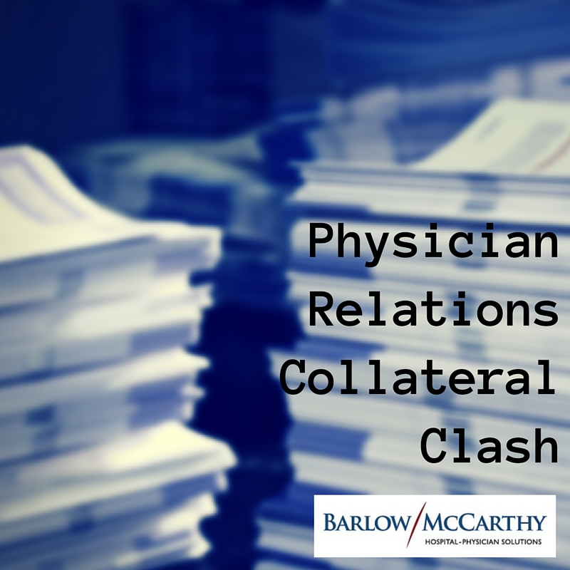 Physician Relations Collateral Clash