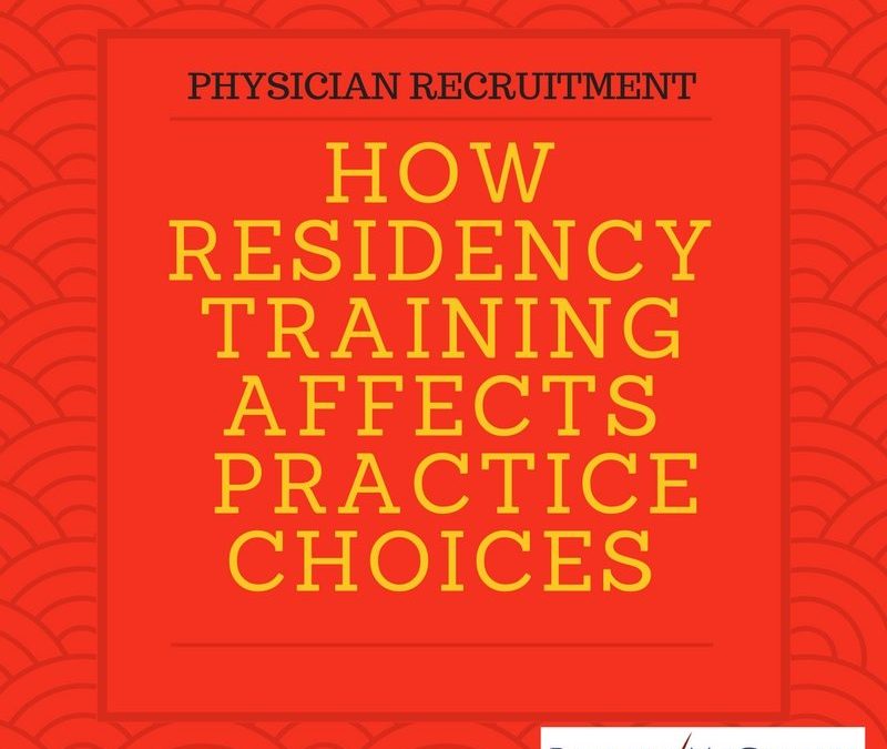 How Residency Training Affects Practice Choices