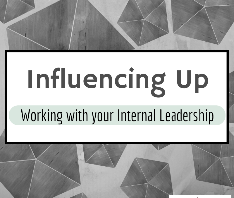Influencing Up: Working with your Internal Leadership